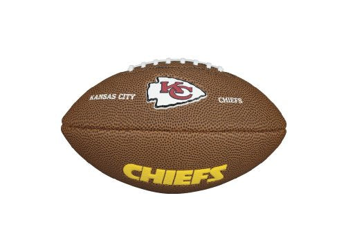 Wilson WTF1533IDKC NFL Team Logo Mini Size Football - Kansas City Chiefs