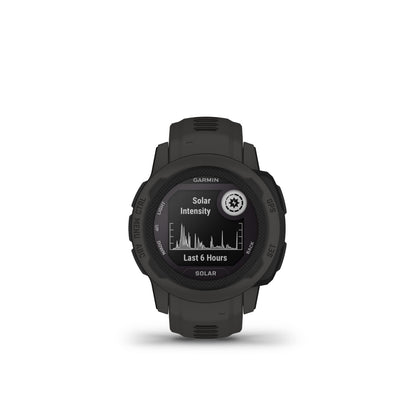 Garmin Instinct 2S Solar, Smaller-Sized GPS Outdoor Watch, Solar Charging Capabilities, Multi-GNSS Support, Tracback Routing, Graphite, 40 MM