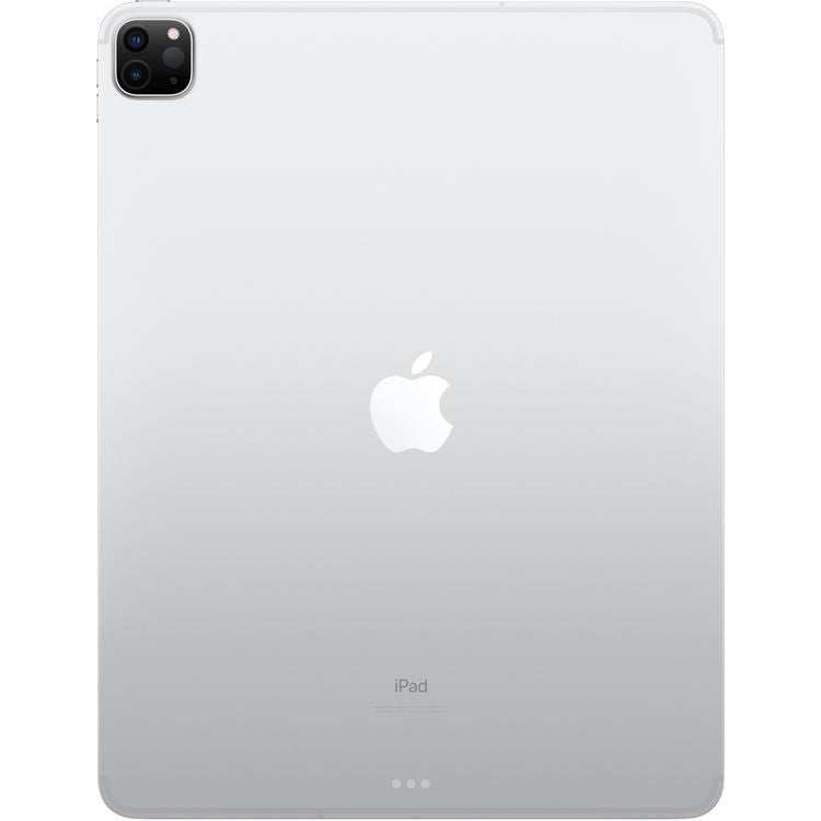 Apple 12.9-inch iPad Pro WiFi + Cellular 1TB - Silver-MXG32LL/A-(2020) - Rear View