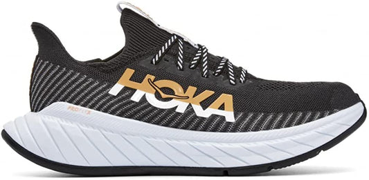 (Open Box) Hoka Carbon X 3 Men's Racing Running Shoe - Black / White - Size 10.5