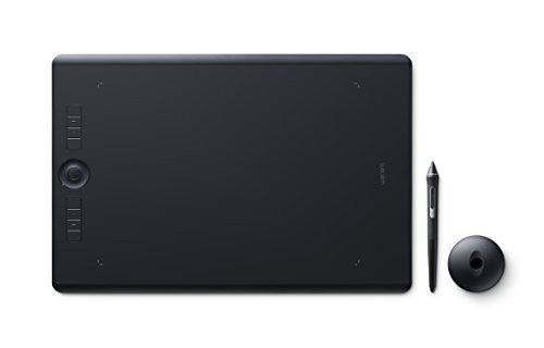 Wacom Intuos Pro Creative Pen Tablet, Large, Black (PTH860)