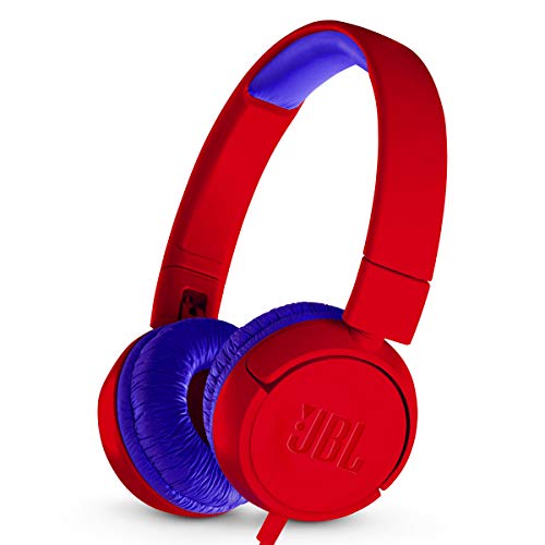 JBL JR 300 Kids On-Ear Headphones for Kids - Red