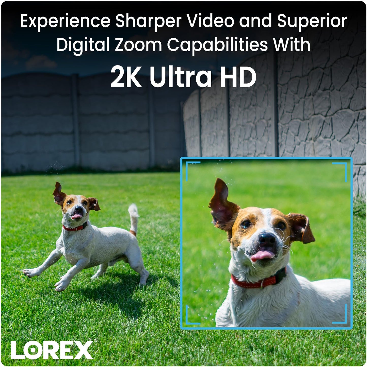 Lorex 2K Pan-Tilt Outdoor Wi-Fi Security Camera (32GB)