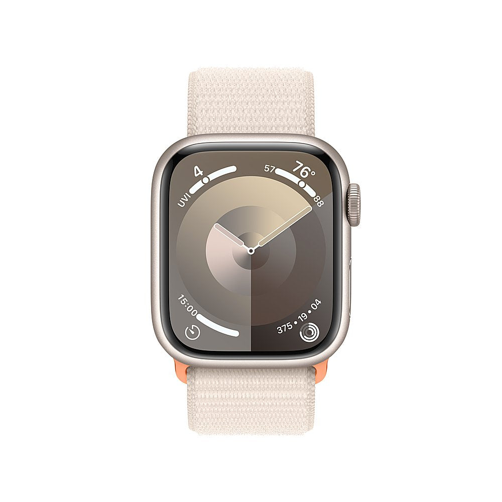 Apple Watch Series 9 GPS 41mm Starlight Aluminum Case with Starlight S