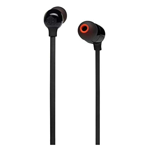 JBL Tune 125 - Bluetooth Wireless in-Ear Headphones with 3-Button Mic/Remote and Flat Cable - Black