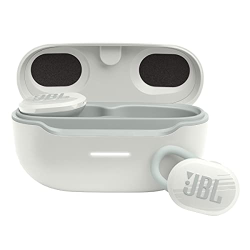 JBL Endurance Race Waterproof True Wireless Active Sport Earbuds - White