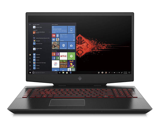 (Open Box) Omen by HP 17-In Gaming Laptop, i7, 1TB HDD, 256GB SSD, 17-cb0030nr - Black