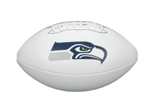 NFL Team Logo Autograph Football Seattle Seahawks
