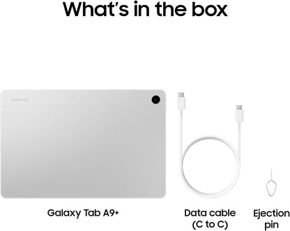 Samsung Galaxy Tab A9+ 11-in Tablet 64GB, Silver - SM-X210NZSAXAR