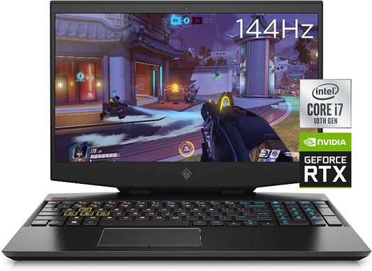 HP Omen 15-dh1060nr i7 Gaming Laptop - 15.6-in 16GB 512GB SSD RTX 2070 8GB Shadow Black