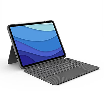 Logitech Combo Touch Detachable Keyboard Case for Apple iPad Pro 11-in 1st 2nd 3rd 4th Gen - Oxford Grey