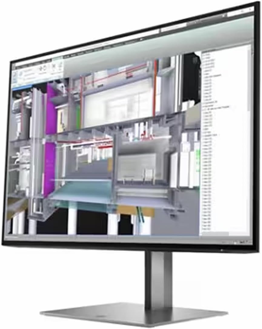 HP Z24u G3 24-in WUXGA LED LCD Computer Monitor - 16:10 - Turbo Silver