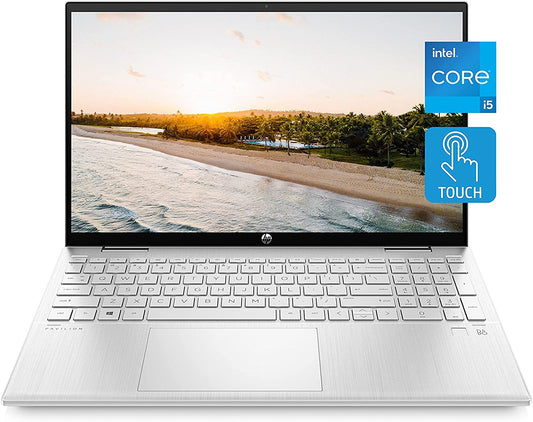 HP Pavilion x360 15-er0010nr 15.6-in FHD IPS Touch i5- 12GB 256 GB SSD UMA Natural Silver