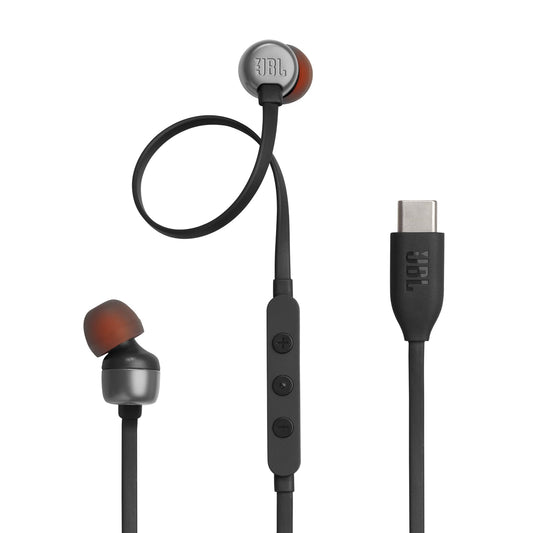 JBL T310 USB-C Wired Headphones - Black