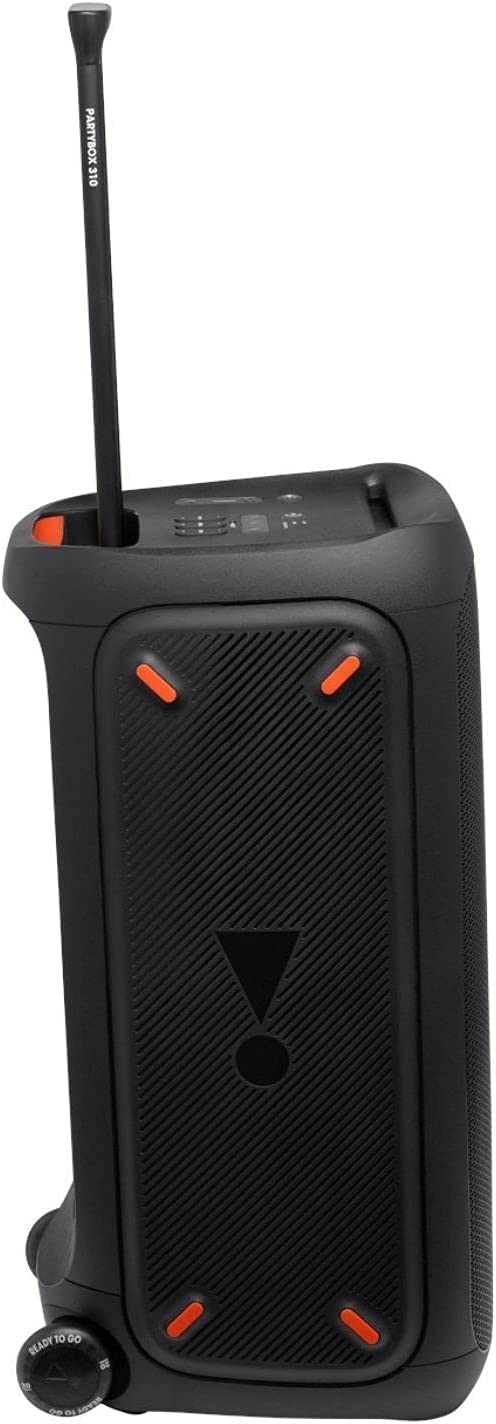 JBL PartyBox 310 Portable Party Speaker with Lights and Pro Sound, Black