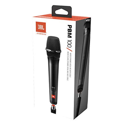 JBL PMB100: Wired Dynamic Vocal Microphone with Cable - Black