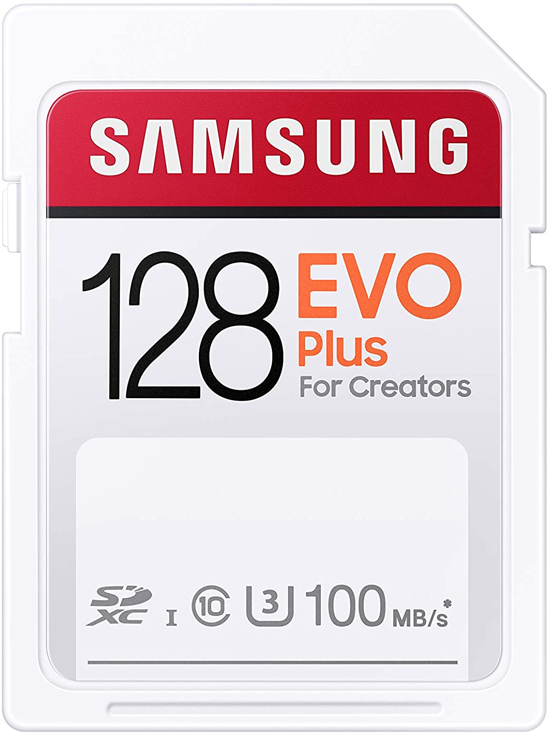 Samsung EVO Plus SDXC SD Card 128GB MB-SC128H/AM