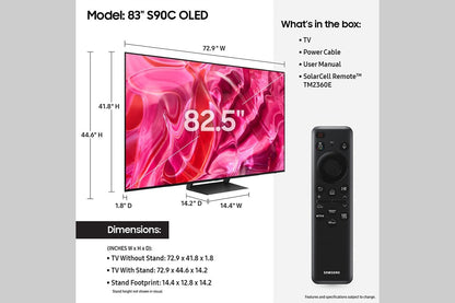 Samsung 83-in S90C OLED 4K TV - QN83S90CAEXZA (2023)