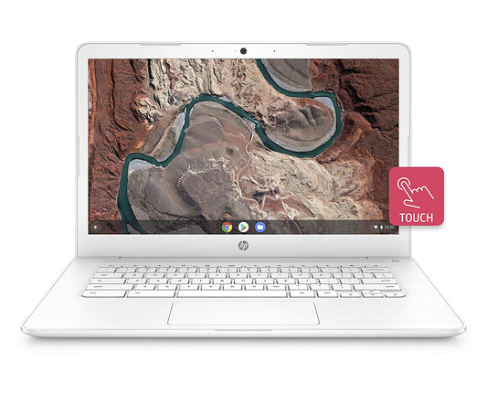 HP Chromebook 14-in Touchscreen, 4GB, 32GB, 14-db0070nr Snow White