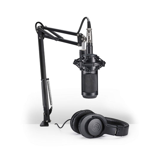 Audio-Technica AT2035PK Vocal Microphone Pack for Streaming/Podcasting - Black