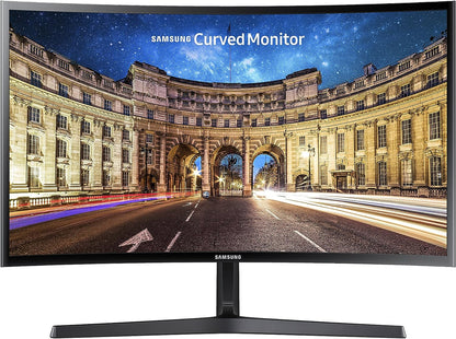 Samsung 27-in CF39 FHD 1080p Curved Computer Monitor, 4ms, HDMI, LC27F398FWNXZA - Black