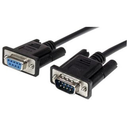 StarTech.com 2m Black Straight Through DB9 RS232 Serial Cable - M/F