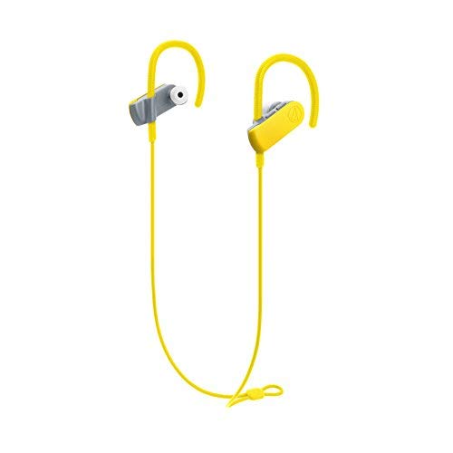 Audio-Technica ATH-SPORT50BT SonicSport Wireless In-Ear Headphones, Yellow