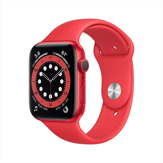 Apple Watch Series 6 GPS, 44mm PRODUCT(RED) Aluminum Case w Sport Band