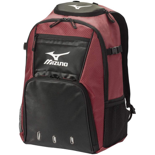 Mizuno Organizer G4 Batpack, Cardinal/Black