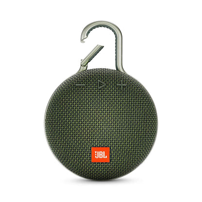 JBL Clip 3 Portable Waterproof Wireless Bluetooth Speaker, Forest Green
