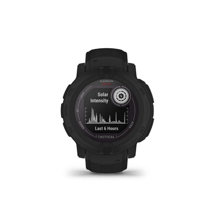 Garmin Instinct 2 Solar, Tactical-Edition, GPS Outdoor Watch, Solar Charging Capabilities, Multi-GNSS Support, Tracback Routing, Black