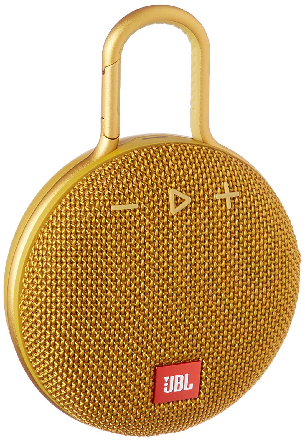 JBL Clip 3 Portable Waterproof Wireless Bluetooth Speaker, Mustard Yellow