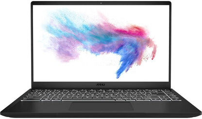 MSI Modern 14 Professional Laptop Computer - 14-in, i3, 4GB RAM, 128GB, Win10Pro, Carbon Gray,Memory Capacity__4GB
