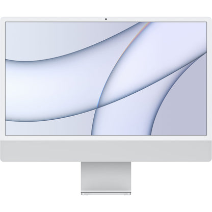 Apple 24-inch iMac w Retina 4.5K - M1 chip w 8‑core CPU  8‑core GPU, 256GB - Silver MGPC3LL/A (Spring 2021)