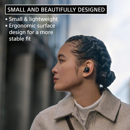 Sony WF-1000XM5 Wireless Bluetooth Noise Canceling Earbuds Headphones - Black