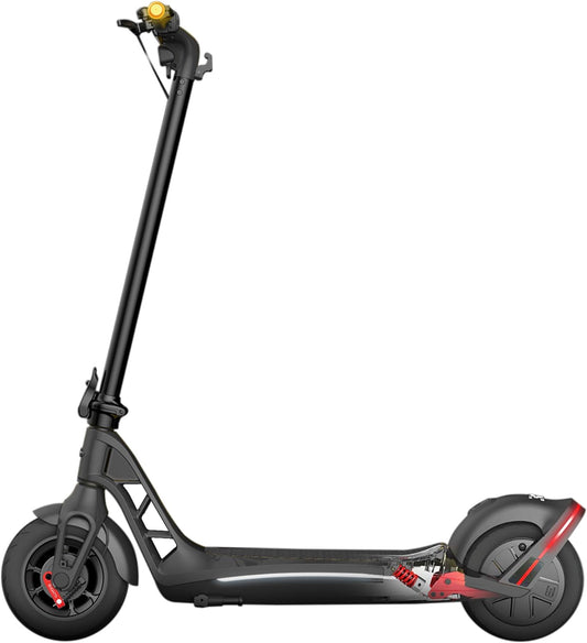 Bugatti 10.0 Electric Scooter - 22mph, 37 Mile Range, 10-in Wheels - Black