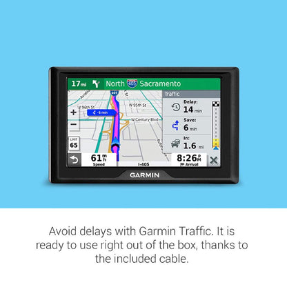 Garmin 010-02036-07 Drive 52 and Traffic, GPS Navigator with 5” Display, Simple On-Screen Menus, Easy-to-See Maps