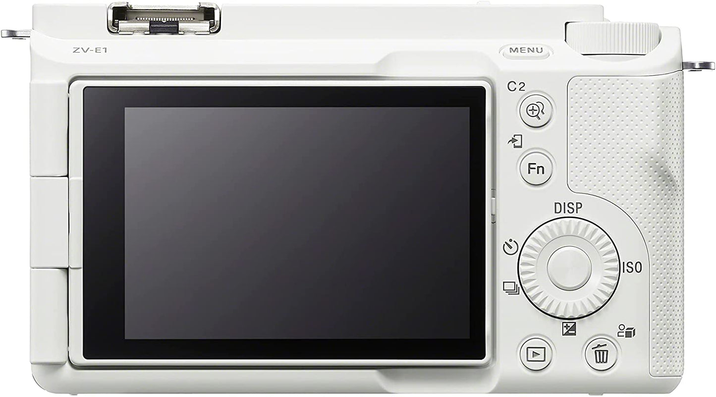 Sony Alpha ZV-E1 Full-Frame Vlog Camera - White Body Only