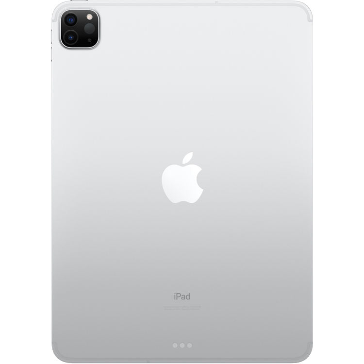 Apple 11-inch iPad Pro WiFi+Cellular 512GB-Silver - MXF02LL/A - (2020) - Rear View