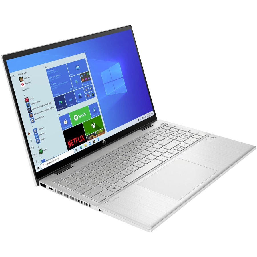 HP Pavilion x360 15-er0010nr 15.6-in FHD IPS Touch i5- 12GB 256 GB SSD UMA Natural Silver