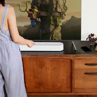 Sonos Beam Smart Speaker White- Lifestyle View