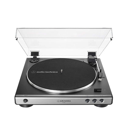 Audio Technica AT-LP60X Fully Automatic Belt-Drive Stereo Turntable, Gunmetal & Black