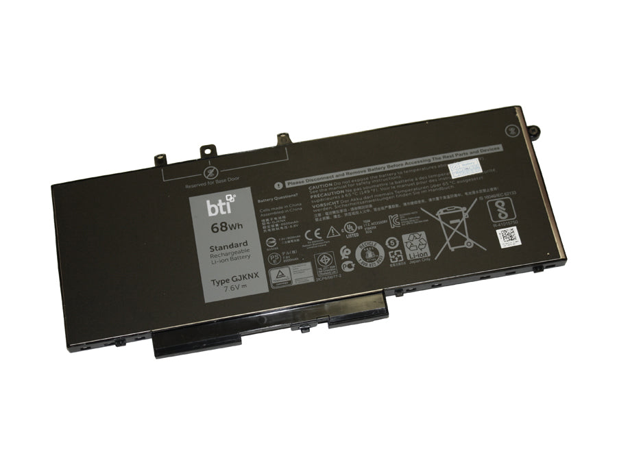 BTI 4-cell 7.6V 8500mAh Li-Ion Internal Laptop Battery for Dell - GJKNX-BTI