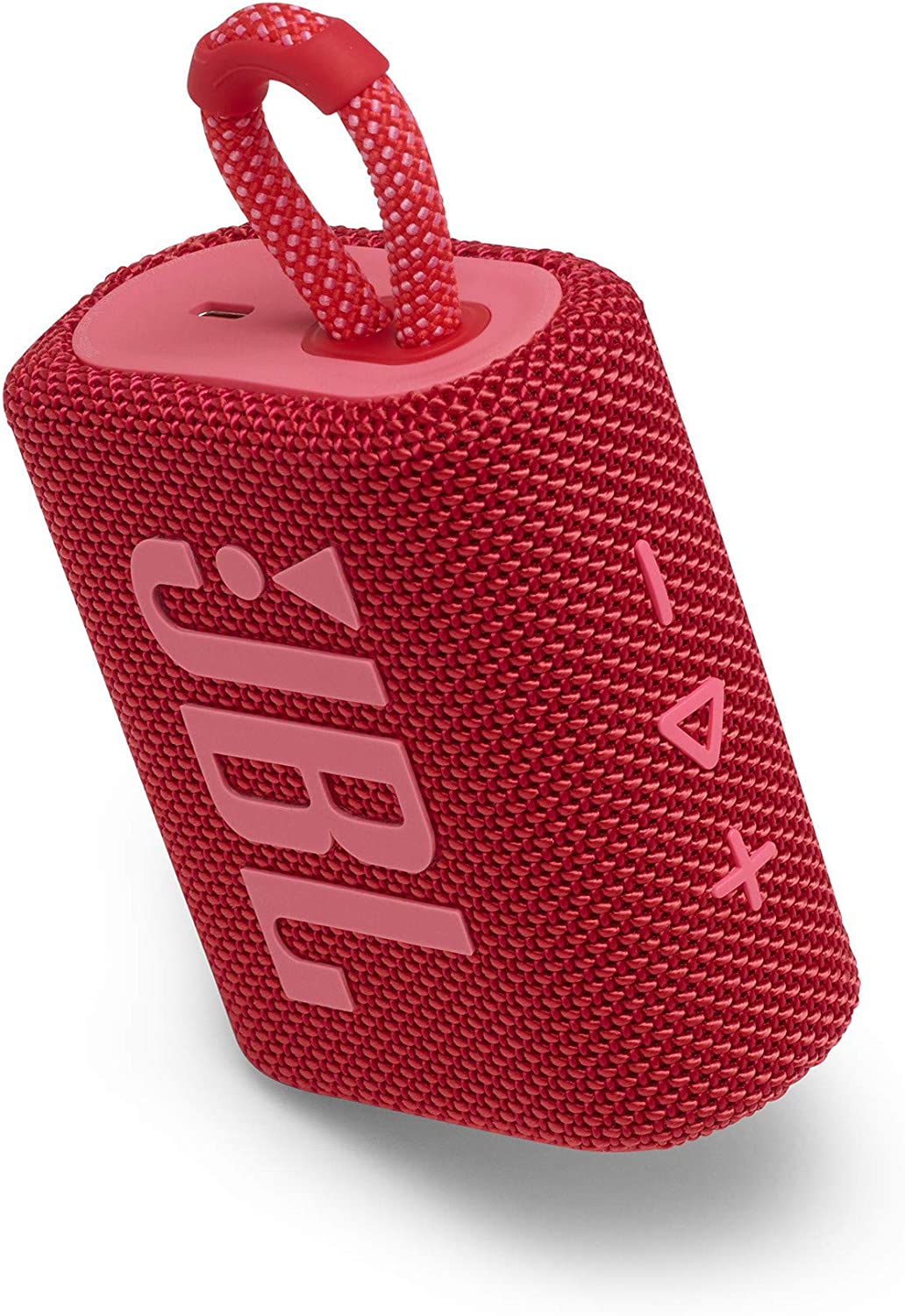 JBL Go 3 Portable Waterproof Speaker, Red Bluetooth