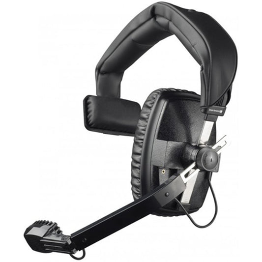 beyerdynamic DT-108-200-50-BLACK Single-Ear Headset with Dynamic Hypercardioid Microphone, 50 Ohms, Black