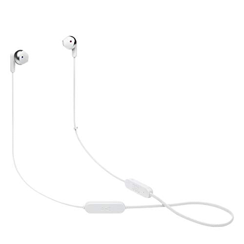 JBL Tune 215 - Bluetooth Wireless in-Ear Headphones w Mic/Remote and Flat Cable - White
