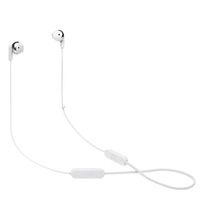 JBL Tune 215 - Bluetooth Wireless in-Ear Headphones w Mic/Remote and Flat Cable - White