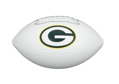 NFL Team Logo Autograph Football Green Bay Packers