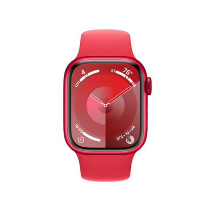 Apple Watch Series 9 GPS + Cellular 41mm (PRODUCT)RED Aluminum Case with (PRODUCT)RED Sport Band - M/L (2023)