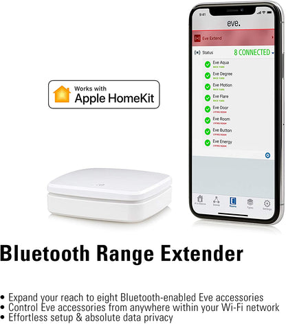 Eve Extend - Smart Home, Bluetooth Range Extender - Apple HomeKit Compatible